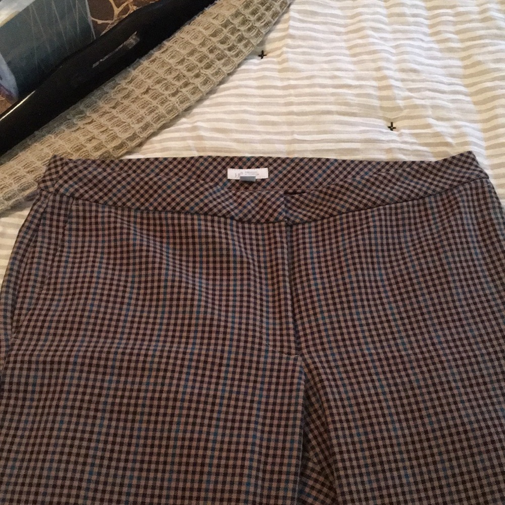 Plaid Ankle Pants